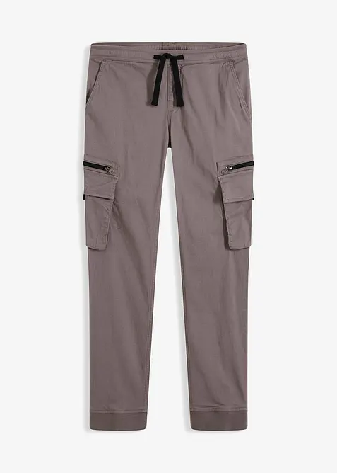 Pantalon extensible à poches cargo, regular, bonprix