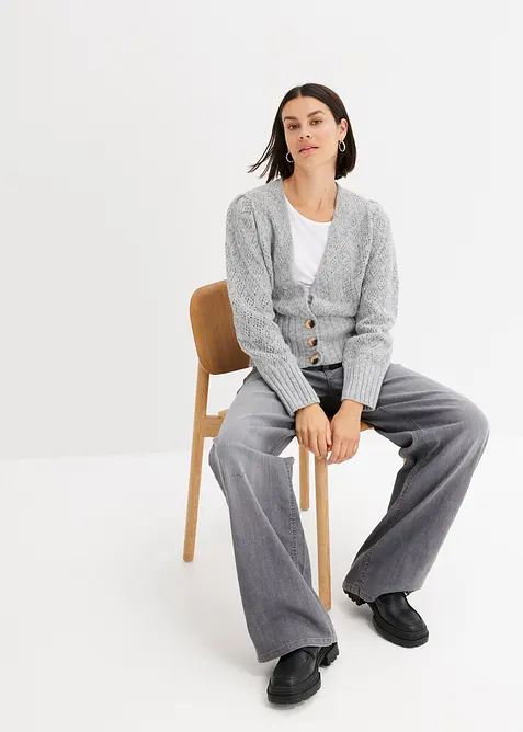 Gilet en fine maille, bonprix