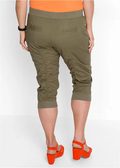 Pantalon 3/4, 100% coton, bonprix