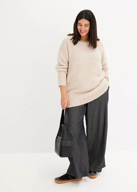 Pull en grosse maille de fil peluche, bonprix