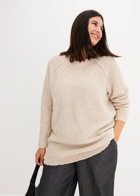 Pull en grosse maille de fil peluche, bonprix
