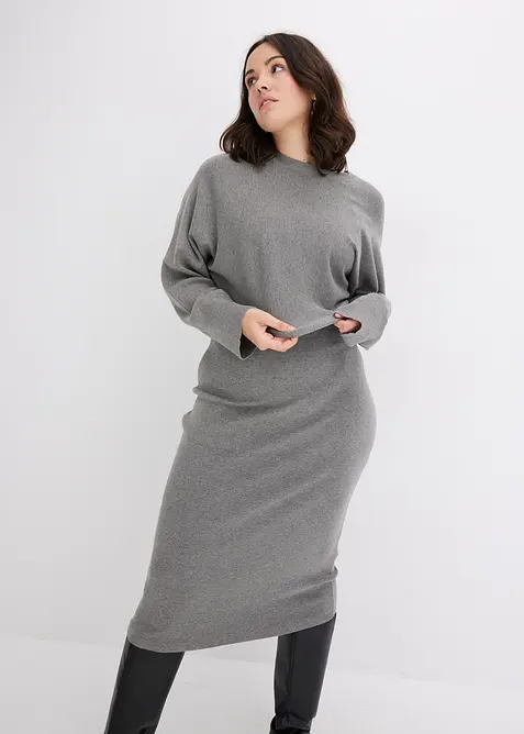 Ensemble 2 pi&egrave;ces en maille, bonprix