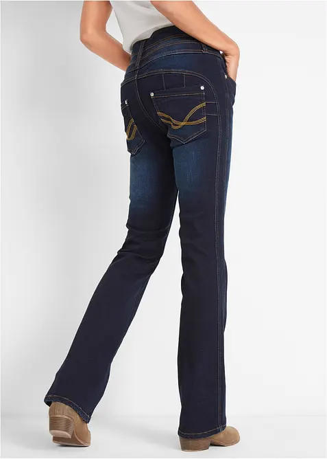 Jean bootcut taille haute, sculptant, bonprix