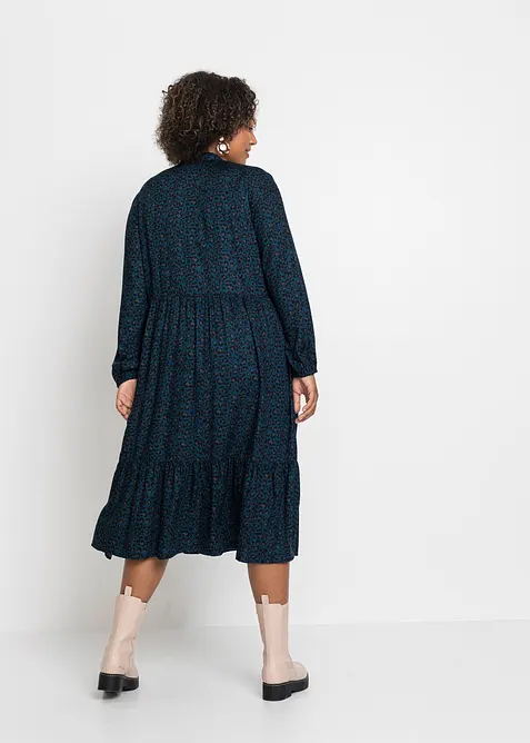 Robe midi en viscose, bonprix