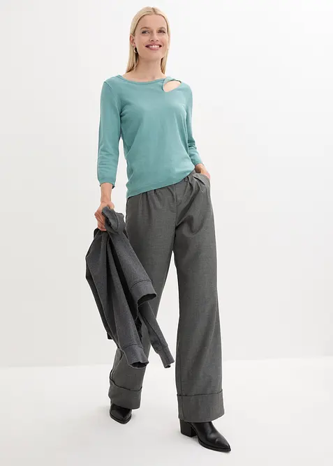 Pull en maille fine, bonprix