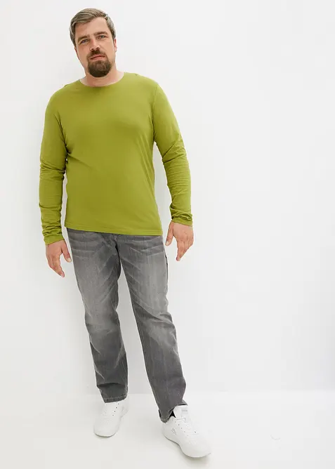 Lot de 3 T-shirts manches longues, bonprix