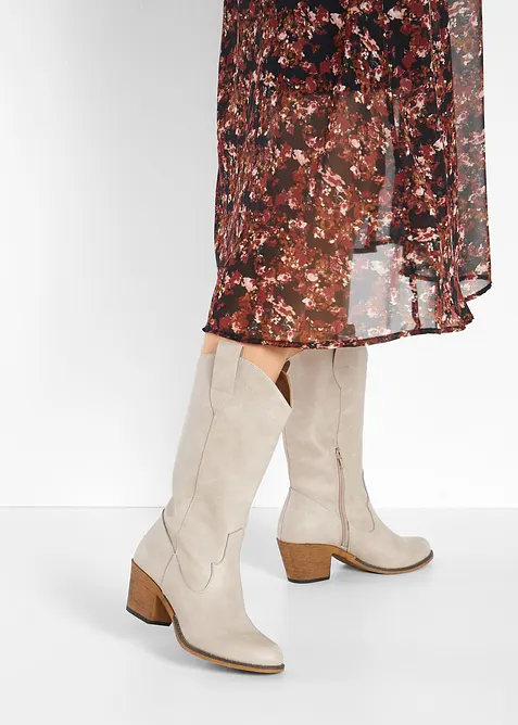 Bottes esprit santiags, bonprix