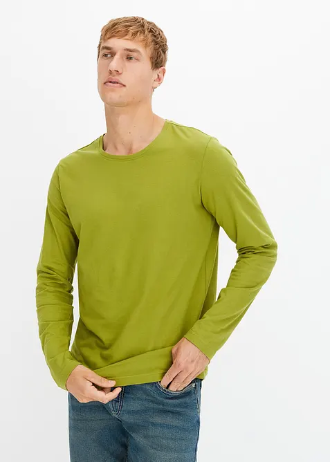 Lot de 3 T-shirts manches longues, bonprix