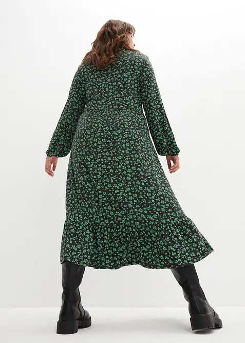 Robe fluide en jersey de viscose mélangée, bonprix