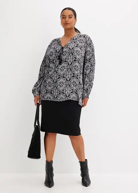 Blouse texturée, bonprix
