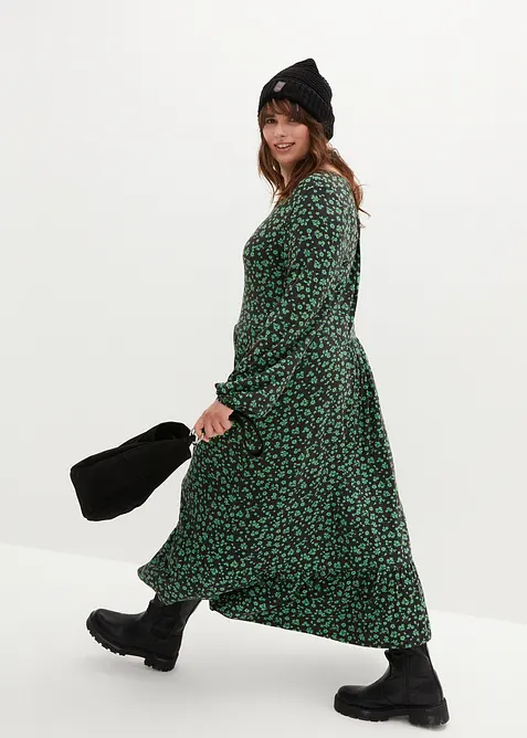 Robe fluide en jersey de viscose mélangée, bonprix