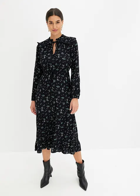 Robe midi 100% viscose, bonprix