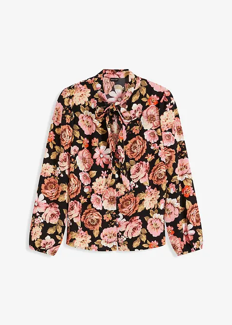 Chemisier imprim&eacute; &agrave; lavalli&egrave;re, bonprix