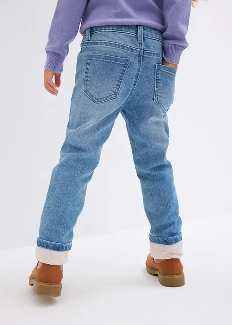 Jean slim chaud avec doublure jersey, bonprix