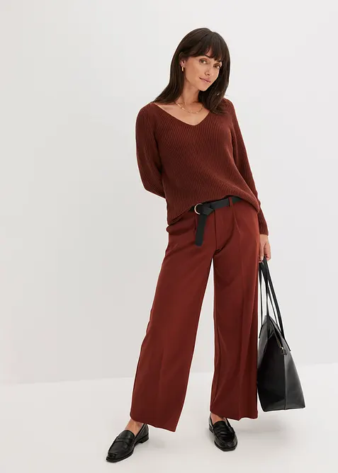 Pull côtelé 100% coton, bonprix