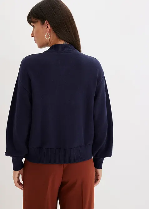 Gilet en maille 100% coton, bonprix