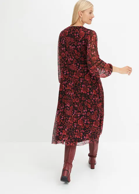 Robe en jersey et mesh, bonprix