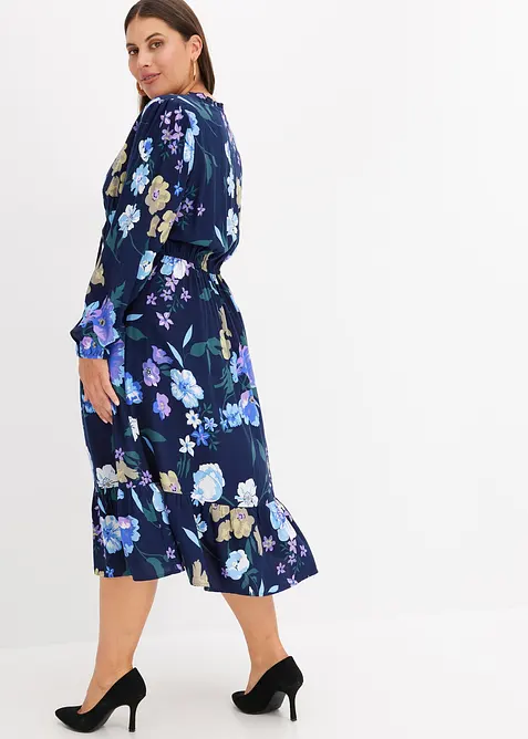 Robe midi en viscose fluide, bonprix