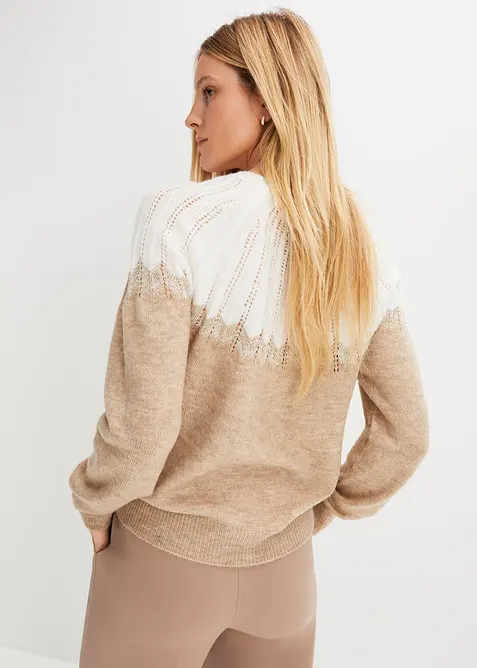 Pull ajouré, bonprix