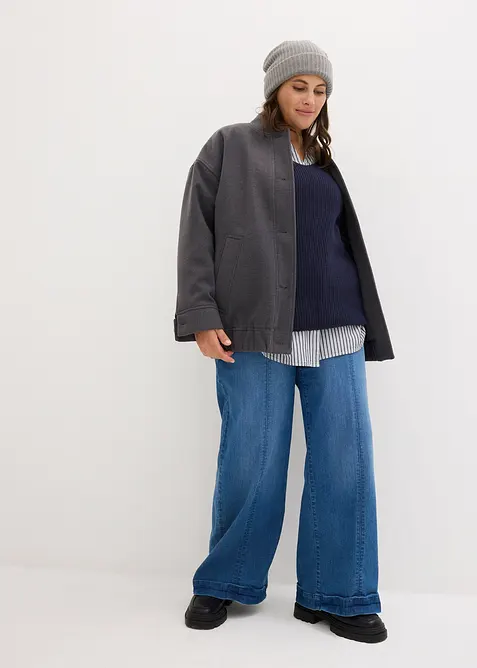 Pull côtelé 100% coton, bonprix