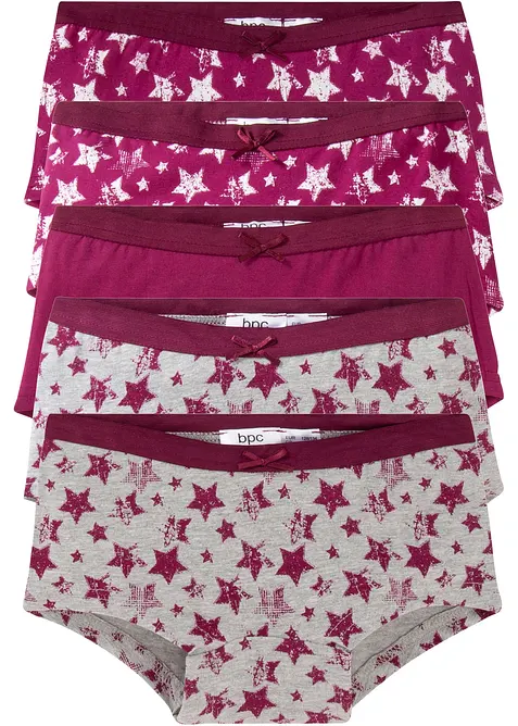 Lot de 5 culottes avec coton doux, bonprix