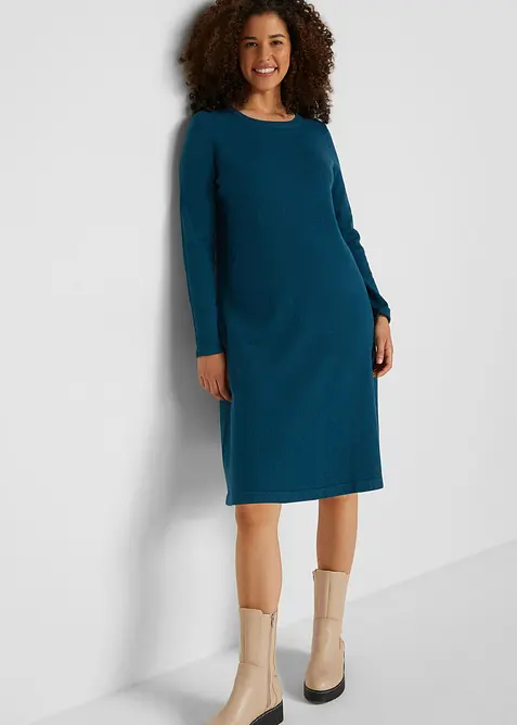 Robe pull en coton majoritaire, bonprix