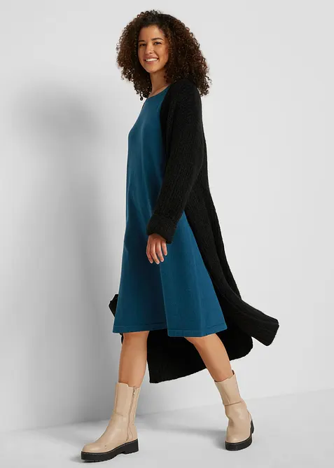 Robe pull en coton majoritaire, bonprix