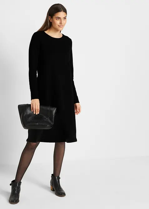 Robe pull en coton majoritaire, bonprix