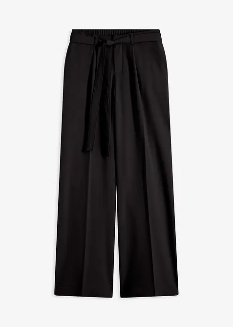 Pantalon à pinces en viscose mélangée, bonprix