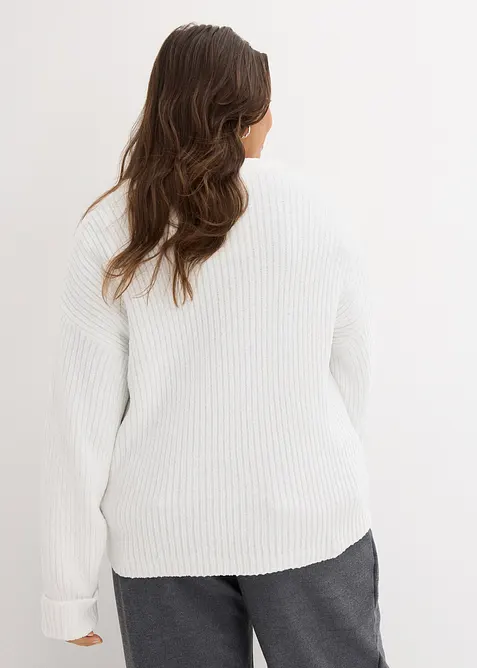 Pull oversize en maille chenille toute douce, bonprix