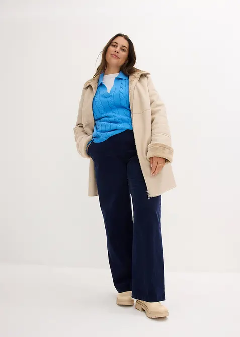 Pull oversize doux contenant du cachemire, bonprix