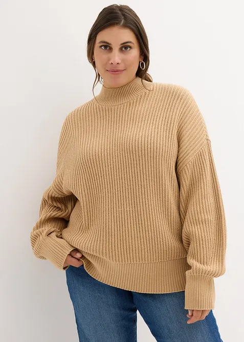 Pull oversize 100% coton, bonprix