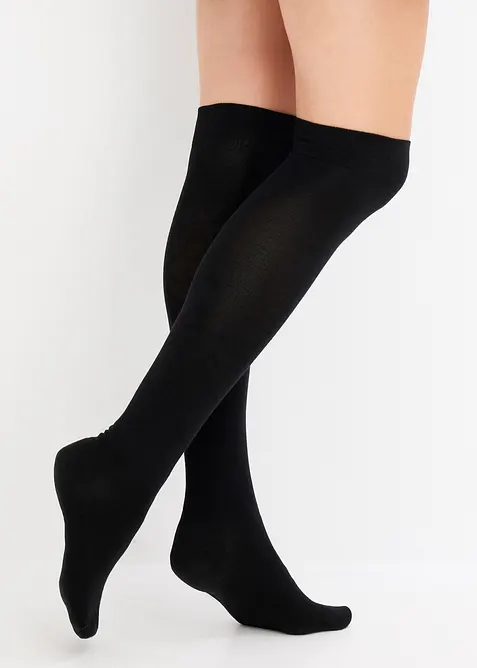 Lot de 3 chaussettes hautes en modal, bonprix