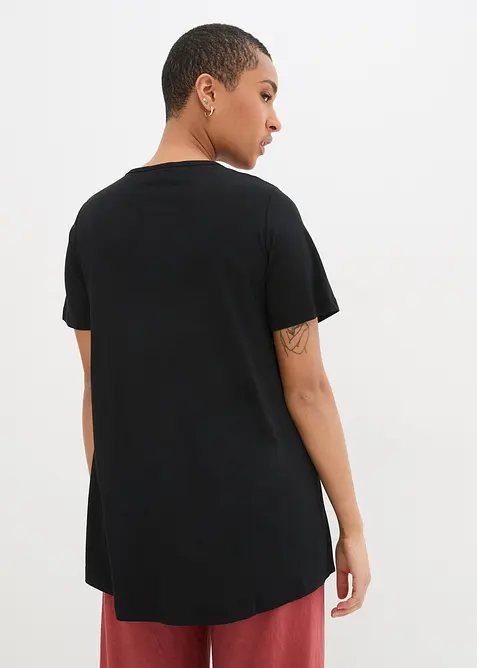 T-shirt évasé, manches courtes, bonprix