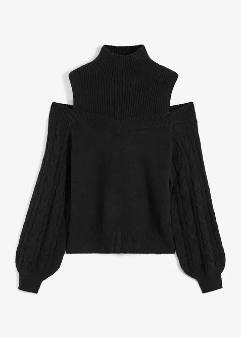 Pull &eacute;paules d&eacute;nud&eacute;es, bonprix