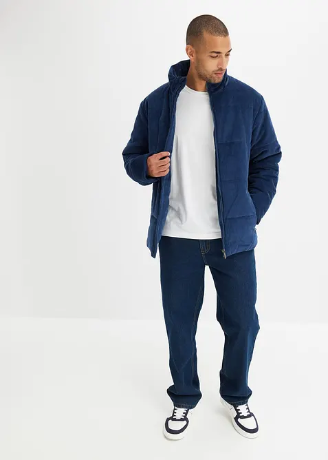 Jean droit, coupe classique, doublure chaude en flanelle, bonprix