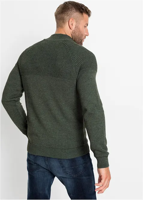 Pull camionneur doux en coton mélangé, bonprix