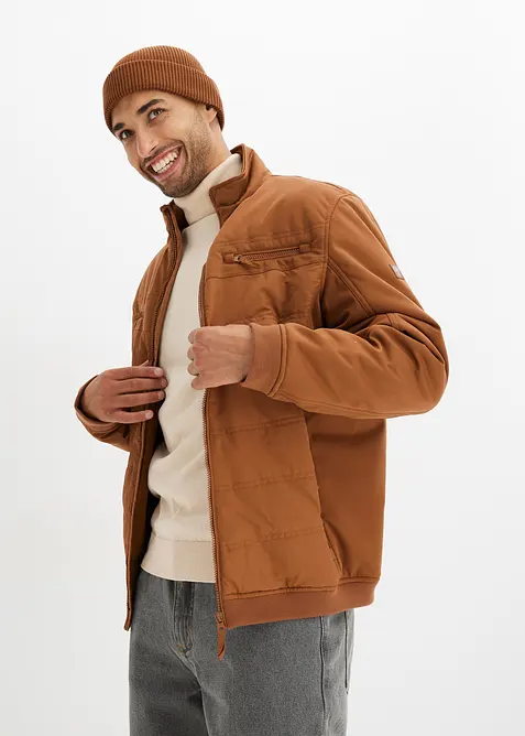 Blouson rembourré pour l'hiver en softshell, bonprix