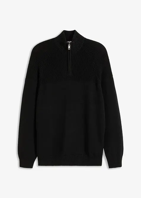 Pull camionneur doux en coton mélangé, bonprix