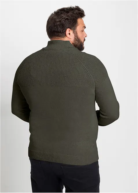 Pull camionneur doux en coton mélangé, bonprix