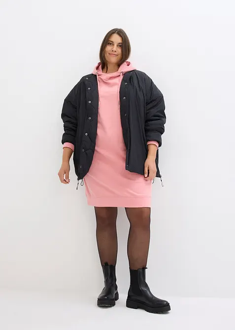 Robe sweat &agrave; capuche, bonprix