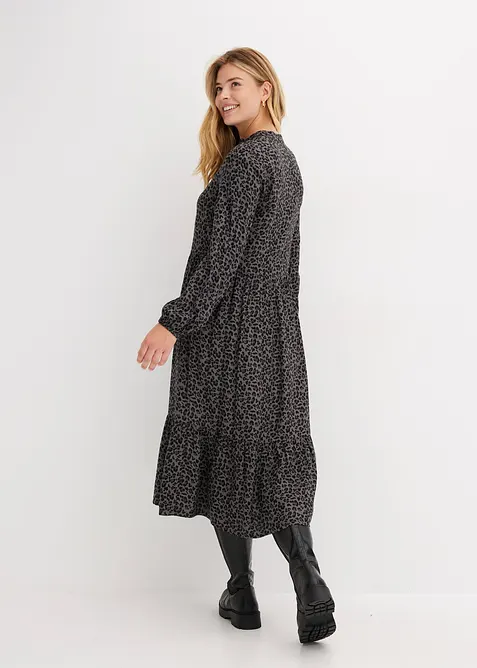 Robe midi en viscose, bonprix