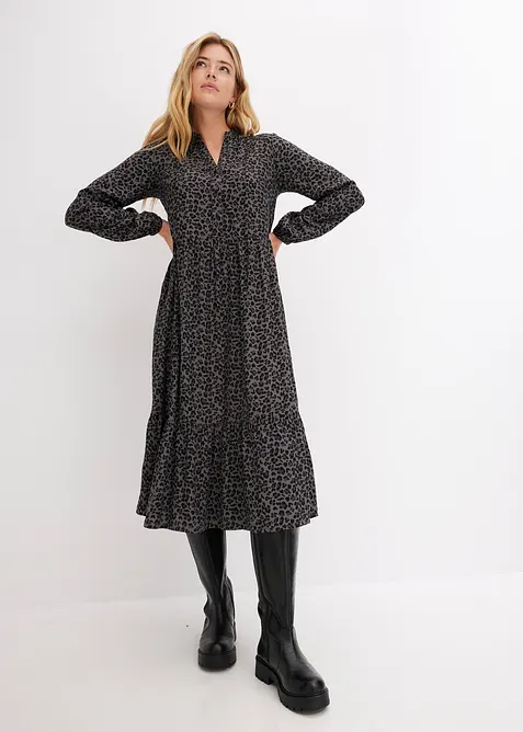 Robe midi en viscose, bonprix