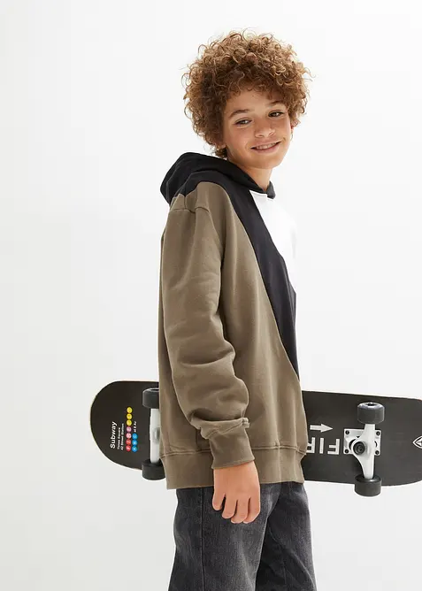 Sweat à capuche, bonprix