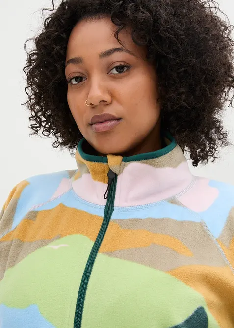 Veste polaire avec poches zippées, bonprix