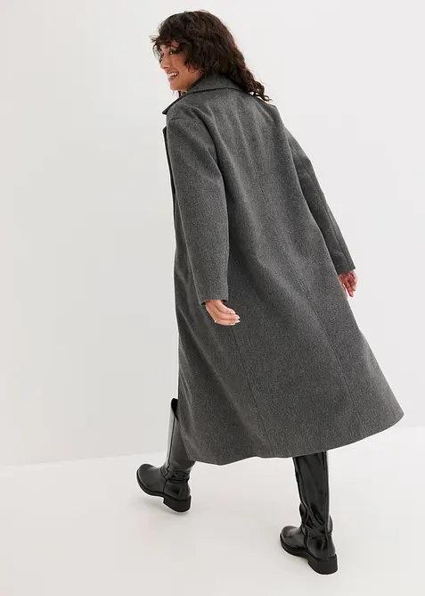Manteau croisé oversize, bonprix