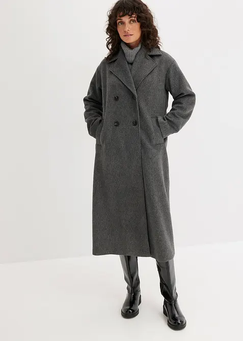 Manteau croisé oversize, bonprix