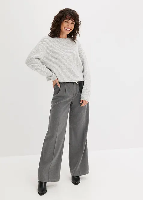 Pull doux en grosse maille, bonprix