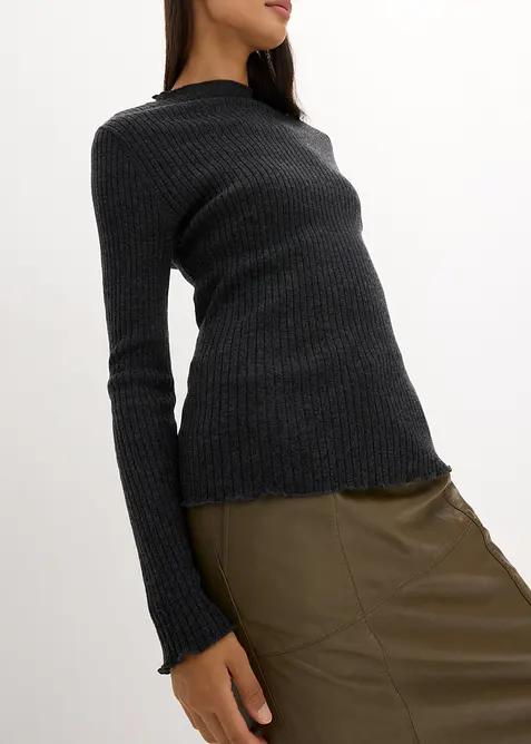 Pull en laine m&eacute;rinos, bonprix