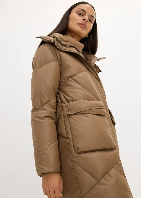 Doudoune longue déperlante, bonprix